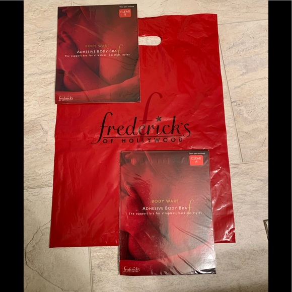 NWT Frederick’s of Hollywood Adhesive Body Bra Three Pairs in a Package - Picture 1 of 7
